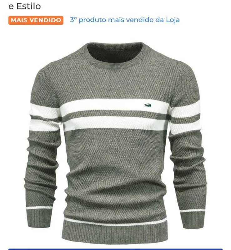 Imagem da campanha Sueter Listrado