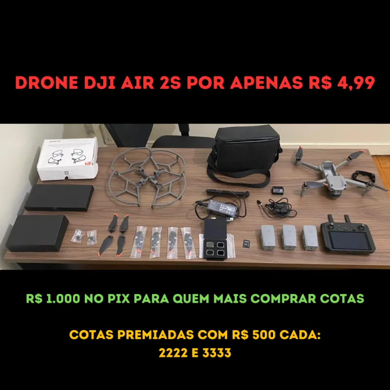 Imagem da campanha DJI Air 2s