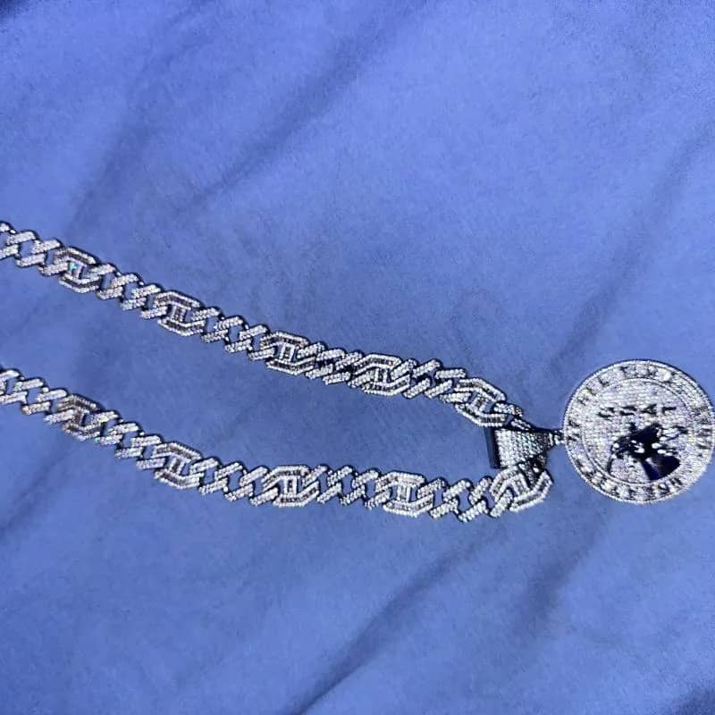 Imagem da campanha corrente ice Atlanta 16Mm( zircônia)