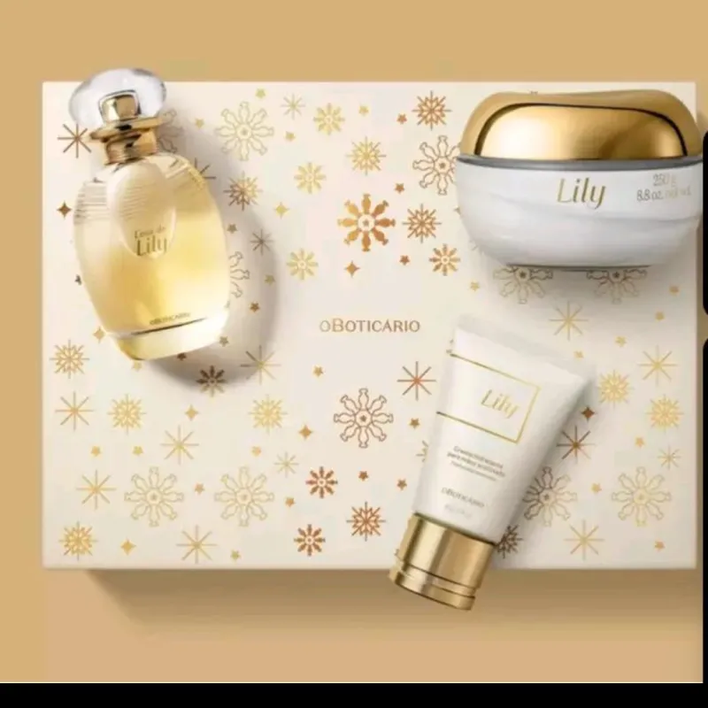 Imagem da campanha O boticário,kit Lilly