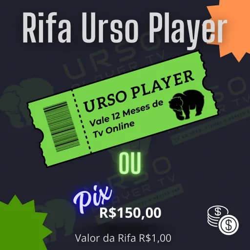 Imagem da campanha Urso Player por 1 ANO
