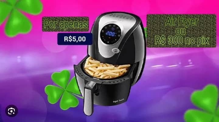 Imagem da campanha 🤩AIR FRYER OU R$ 300 NO PIX🤩