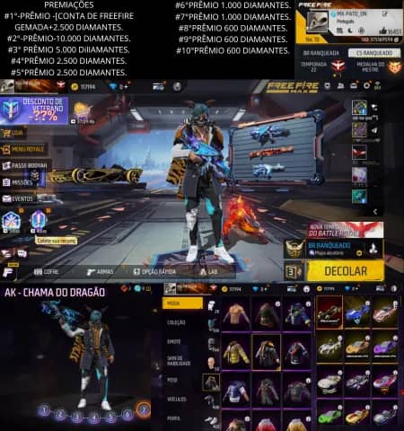 Imagem da campanha RIFA FREE FIRE MAX