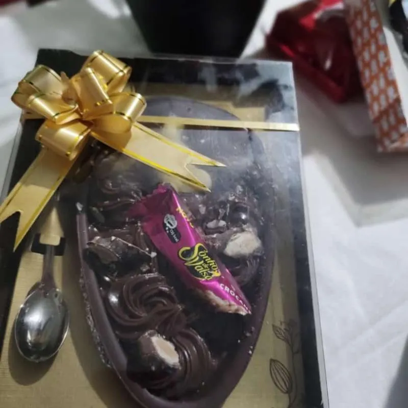 Imagem da campanha Páscoa 2024 doçuras da Néia