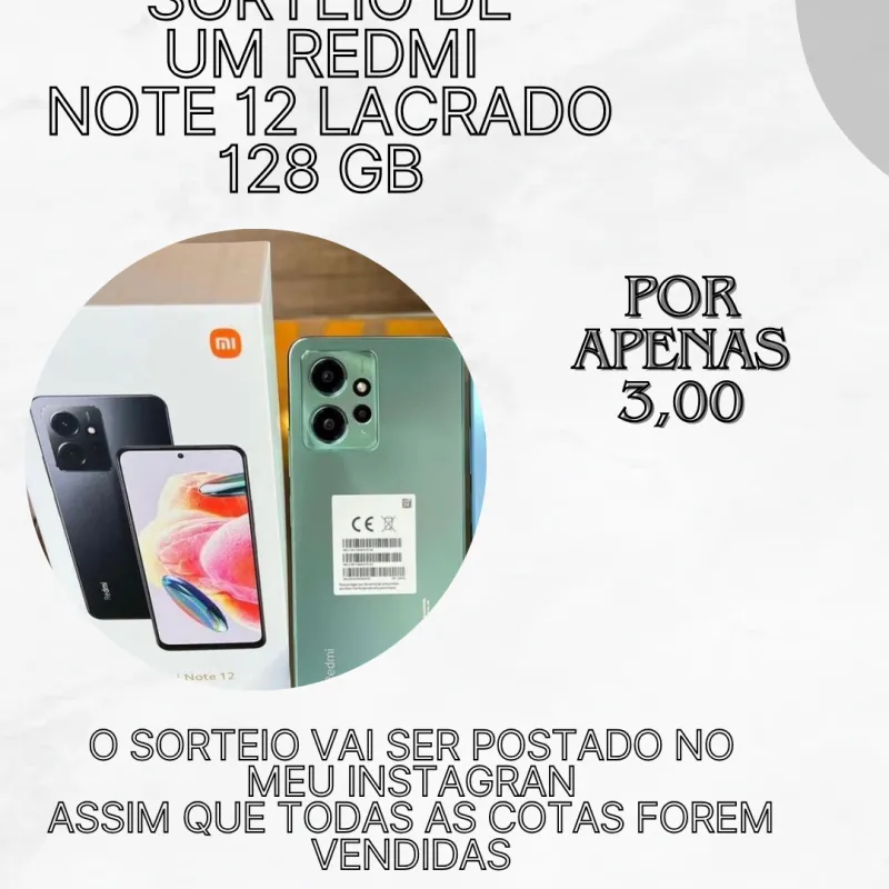 Imagem da campanha Redmi note 12 128gb