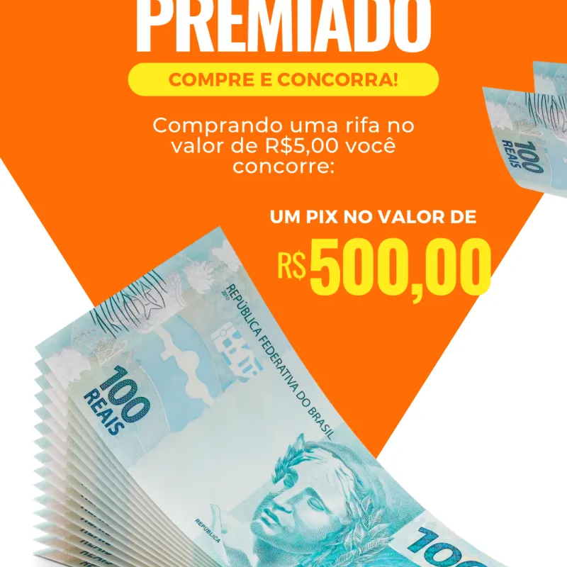 Imagem da campanha Pix premiado
