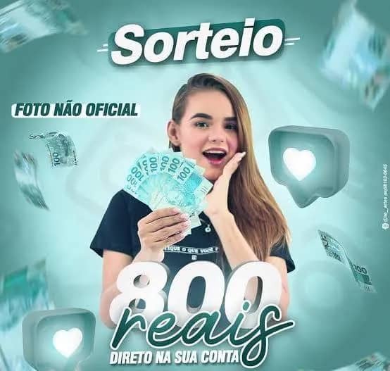 Imagem da campanha R$0,20 Para Ganhar R$800 Reais