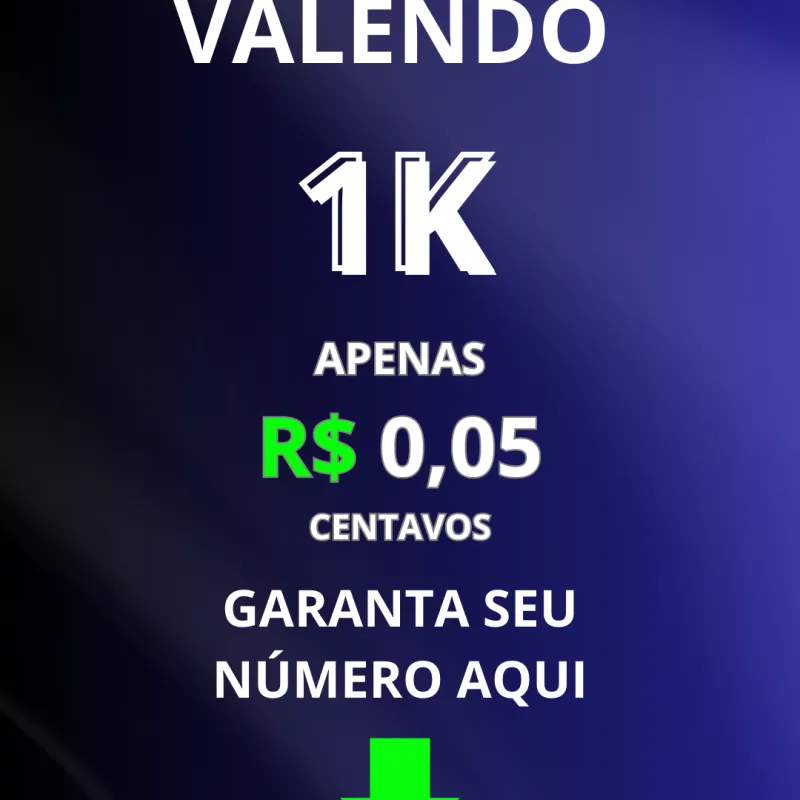 Imagem da campanha 1° Edição Valendo R$ 1.000 Mil Reais