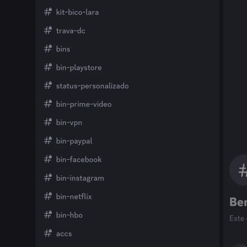 Imagem da campanha Conta com Bins , bots , kit bico e status penalizado e etc...