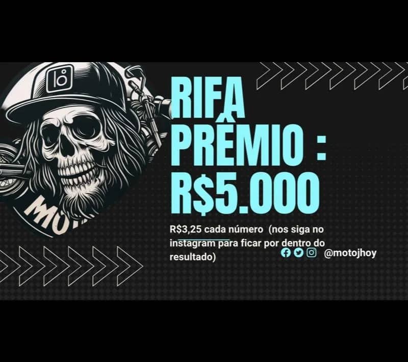 Imagem da campanha Rifa concorra R$5.000