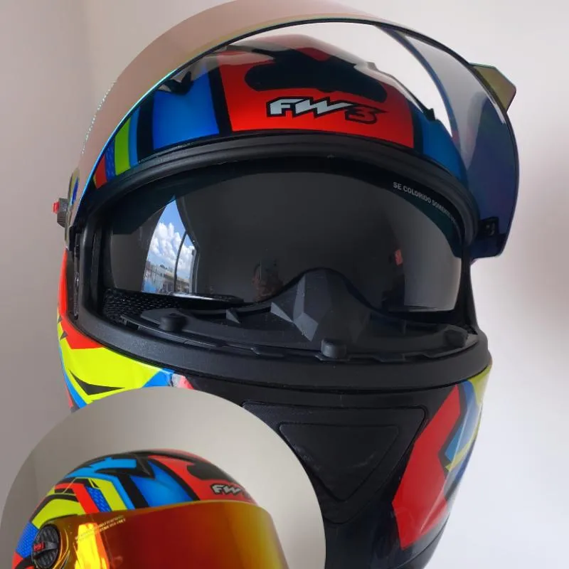 Imagem da campanha CAPACETE FW3 C/OCULOS INTERNO OU 600 NO PIX!!