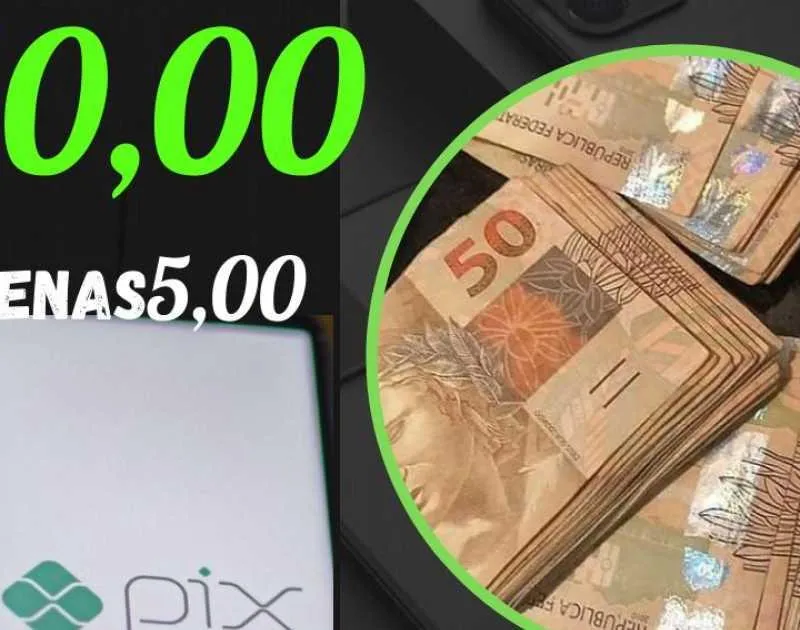 Imagem da campanha Dinheiro na hora