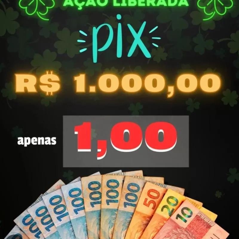 Imagem da campanha Rifa valendo 1k no pix