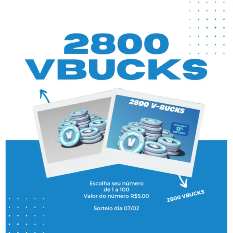 Imagem da campanha 2800 VBUCKS