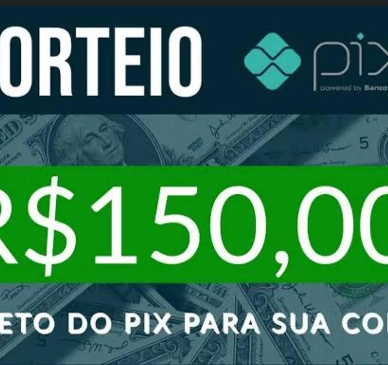 Imagem da campanha Rifa 150 no pix