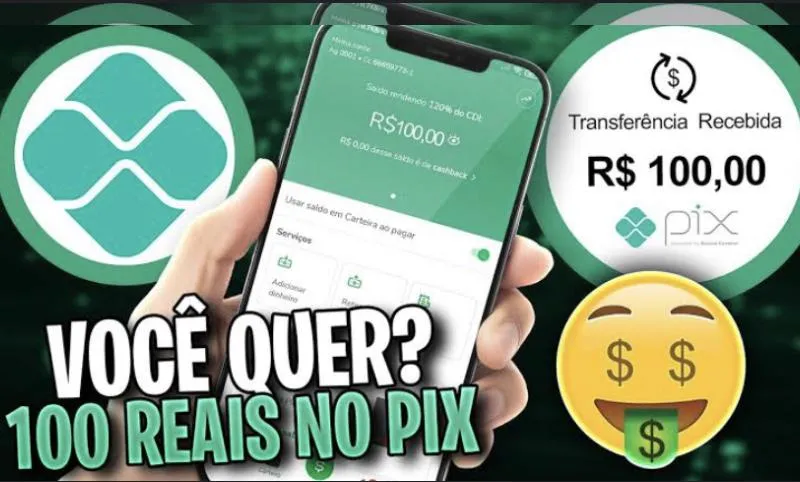 Imagem da campanha Pague R$ 0,05 e ganhe R$ 100,00 no pix