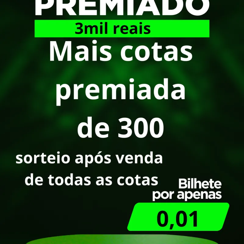 Imagem da campanha SORTEIO PREMIADA