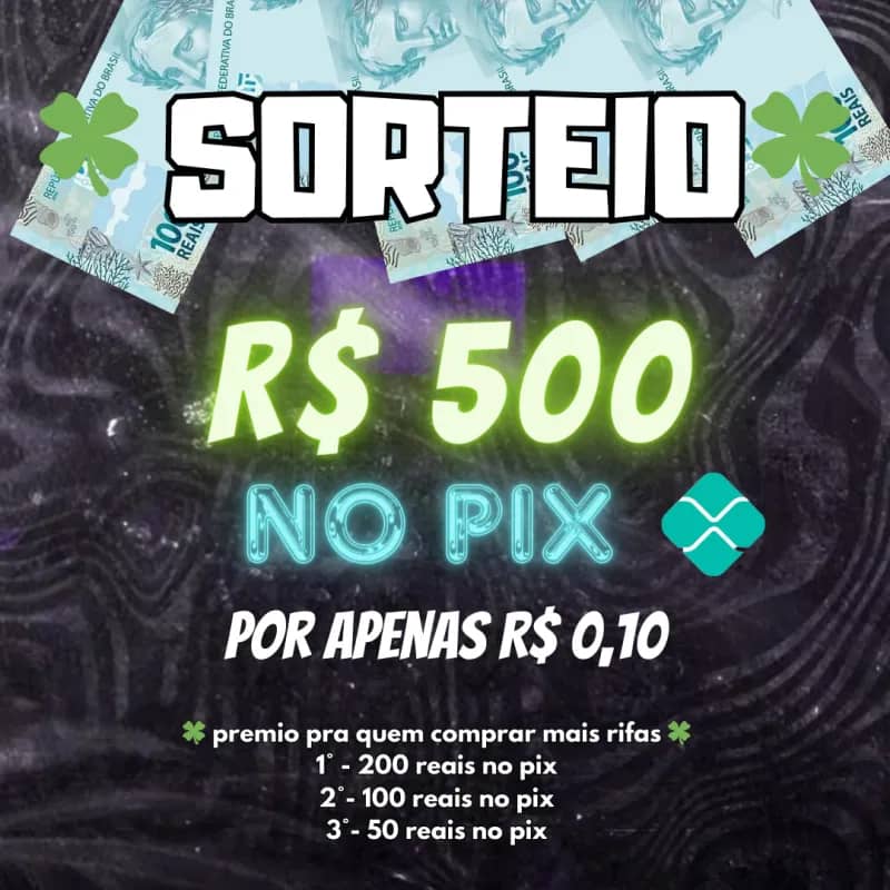 Imagem da campanha Rifinha do pix