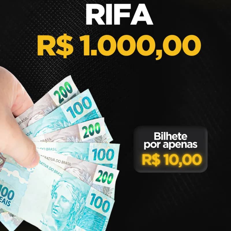 Imagem da campanha Rifa solidária