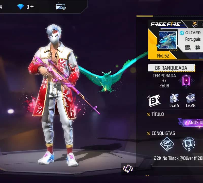 Imagem da campanha Conta de Free Fire Ou 400,00$ No Pix