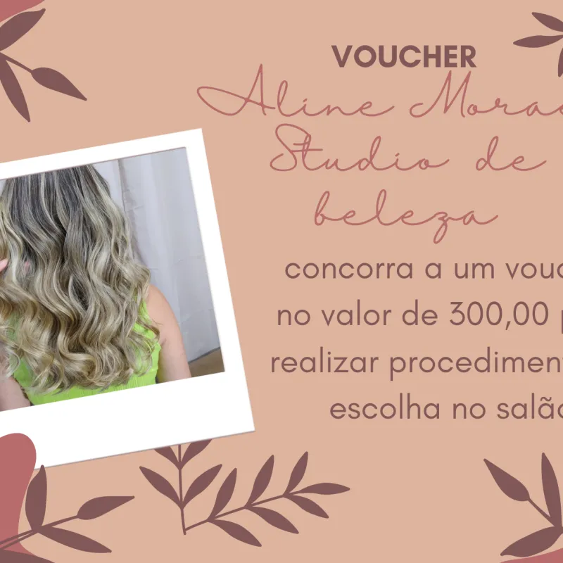 Imagem da campanha Aline Moraes studio de beleza