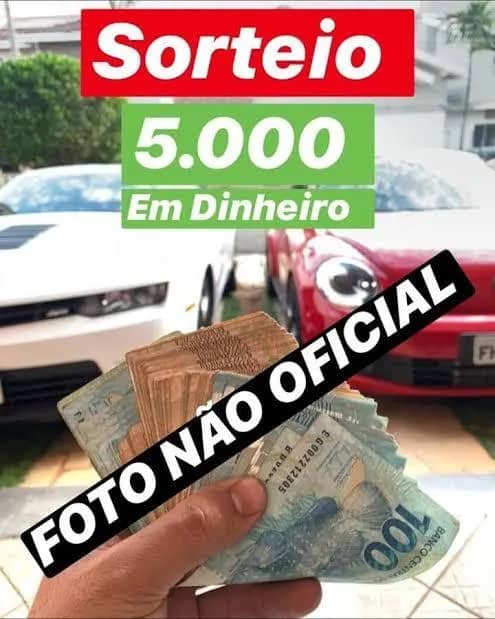 Imagem da campanha SORTEIO DE 5.000