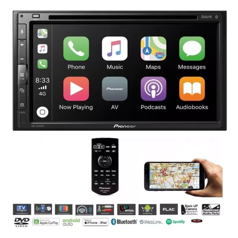 Imagem da campanha Central multimídia Pioneer com Tv