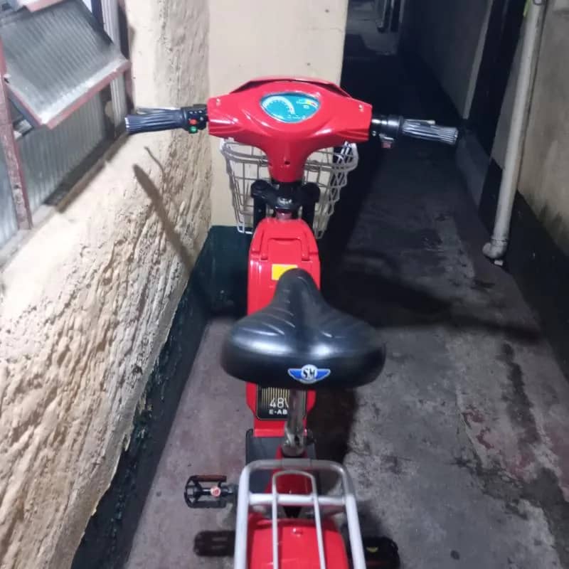 Imagem da campanha Bicicleta elétrica