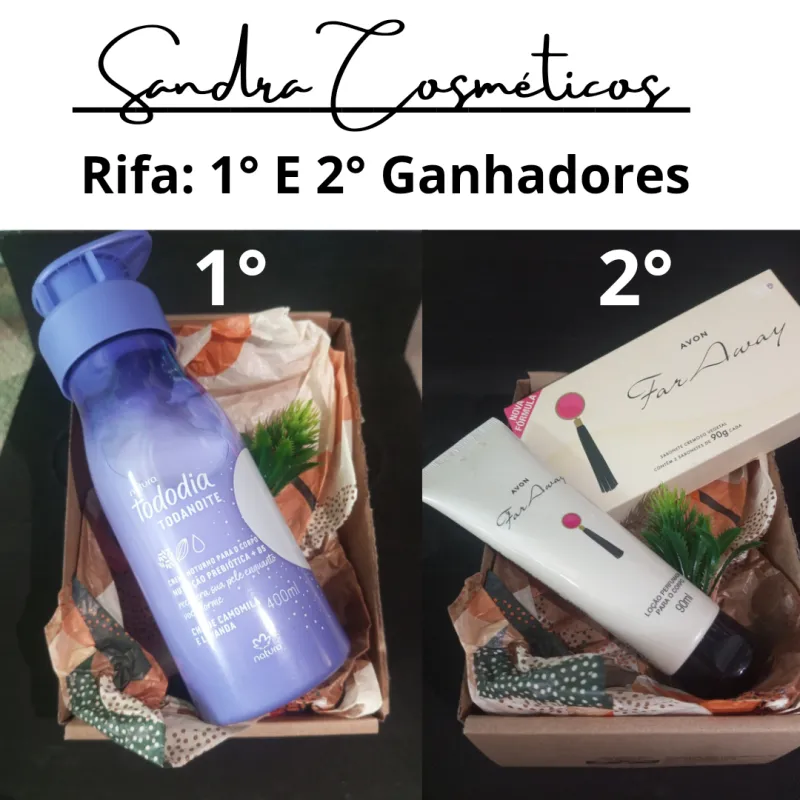 Imagem da campanha 🍀 Sorteio De Sandra Cosméticos 💄