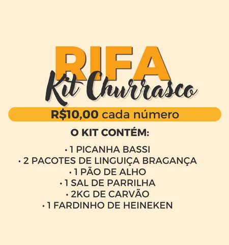 Imagem da campanha KIT CHURRASCO - R$10,00