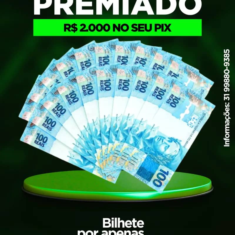 Imagem da campanha Sorteio Premiado R$ 2.000,00 no seu pix