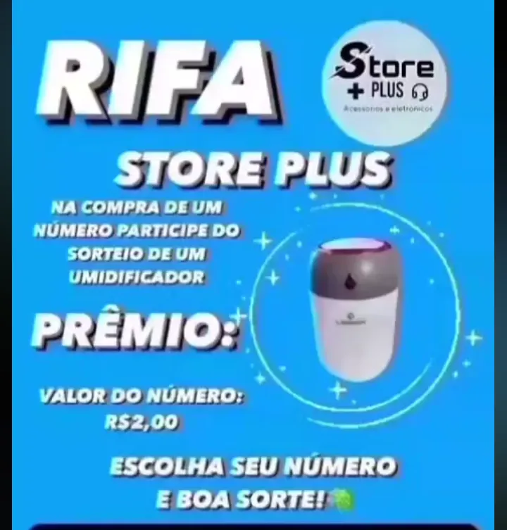 Imagem da campanha RIFA STORE PLUS
