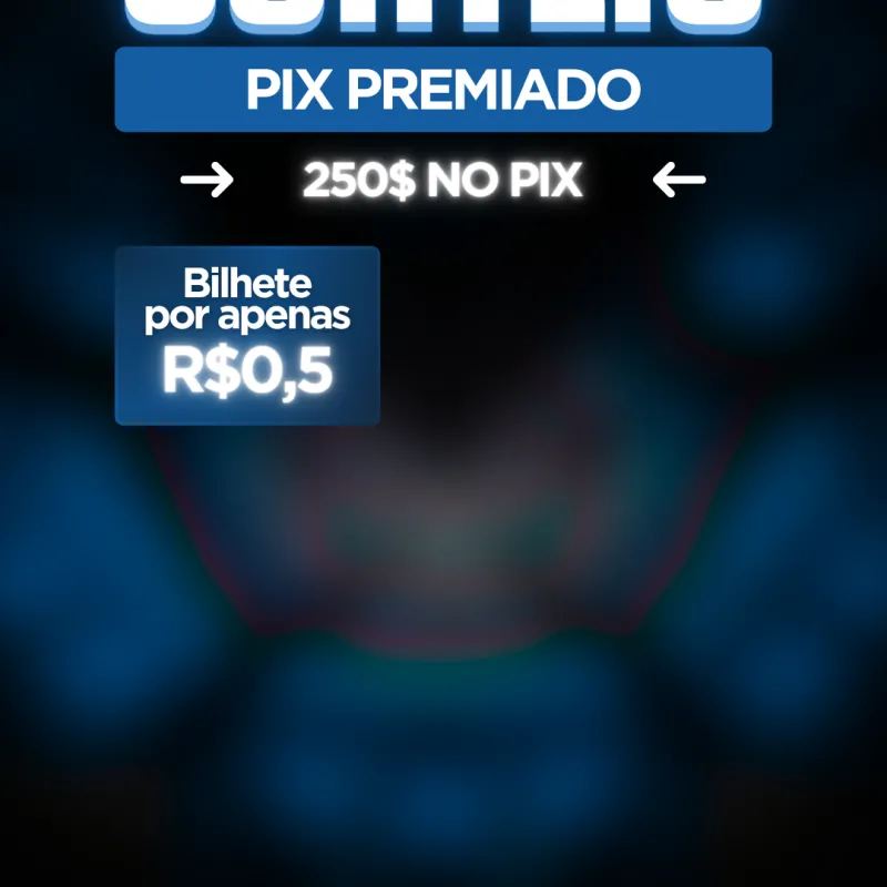 Imagem da campanha Pix Premiado!