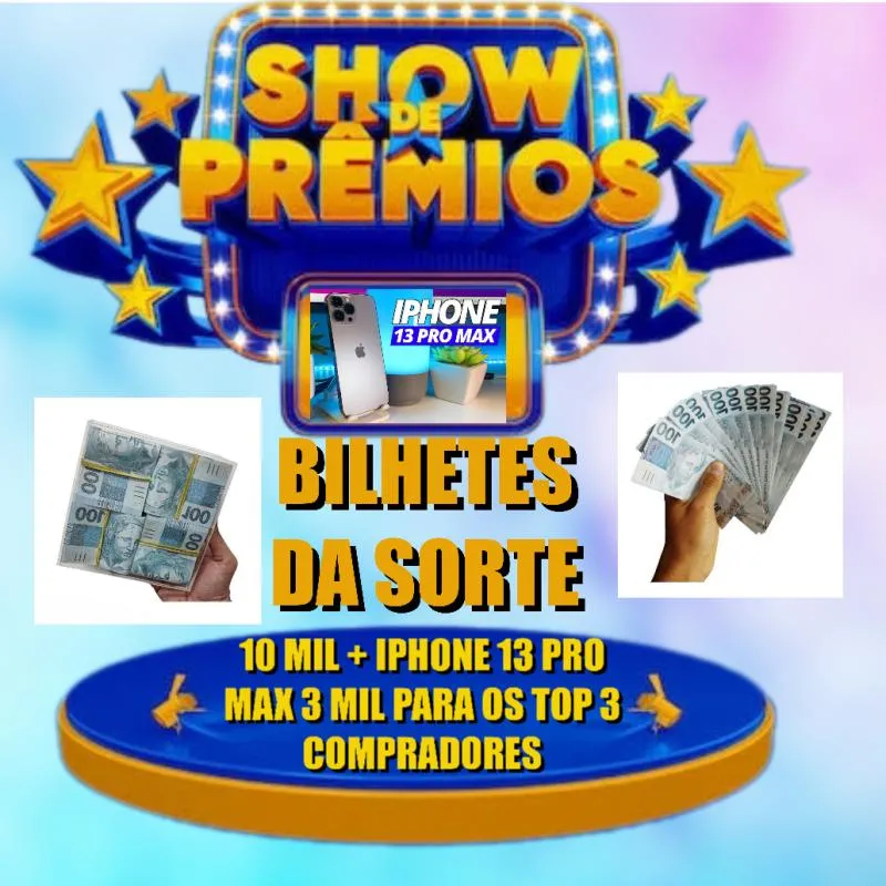 Imagem da campanha PIX 10 MIL + 13 PRO MAX