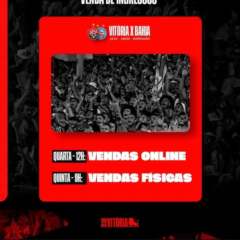 Imagem da campanha Um ingresso jogo do vitória