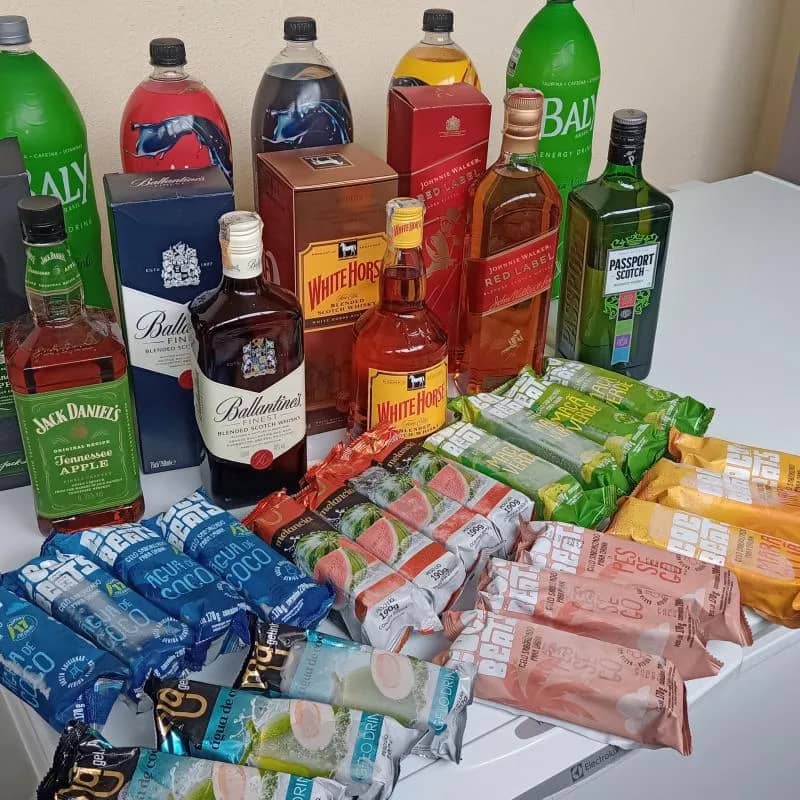 Imagem da campanha Kit c/5 whisky 5 energéticos e 25 gelos de sabor ou R$1.000 reais no pix