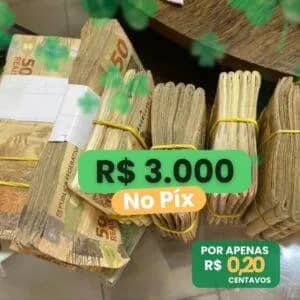 Imagem da campanha R$3000 no Pix