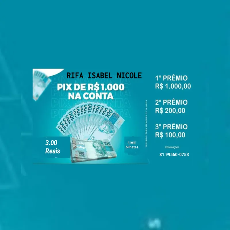 Imagem da campanha PROL DO TRATAMENTO DE ISABEL NICOLE