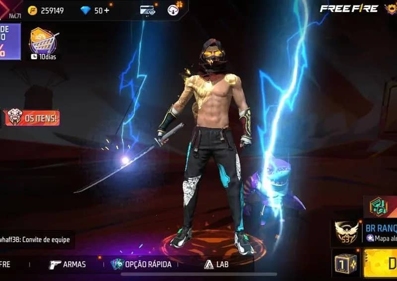 Imagem da campanha CONTA DE FREE FIRE!