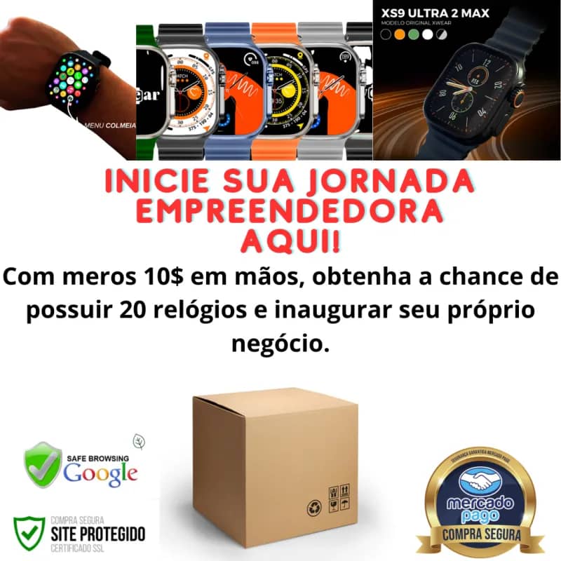 Imagem da campanha 20 RELÓGIOS PARA VOCÊ QUE QUER COMEÇAR A EMPREENDER E DIZER ADEUS AO CLT!
