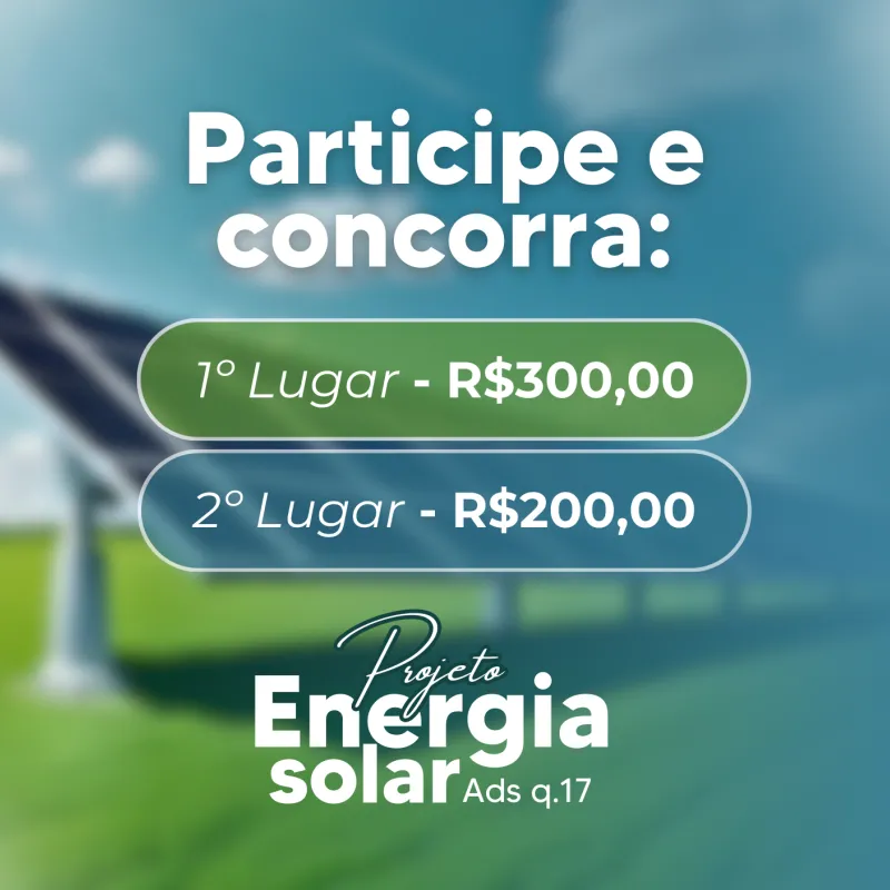 Imagem da campanha Projeto Energia Solar - ADS Q.17