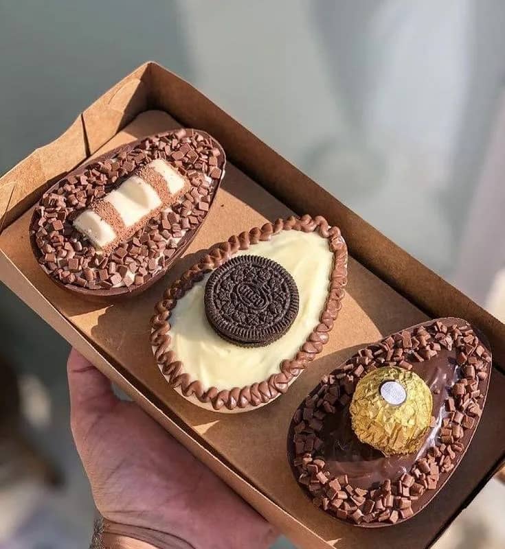 Imagem da campanha Três ovos de páscoa 250g