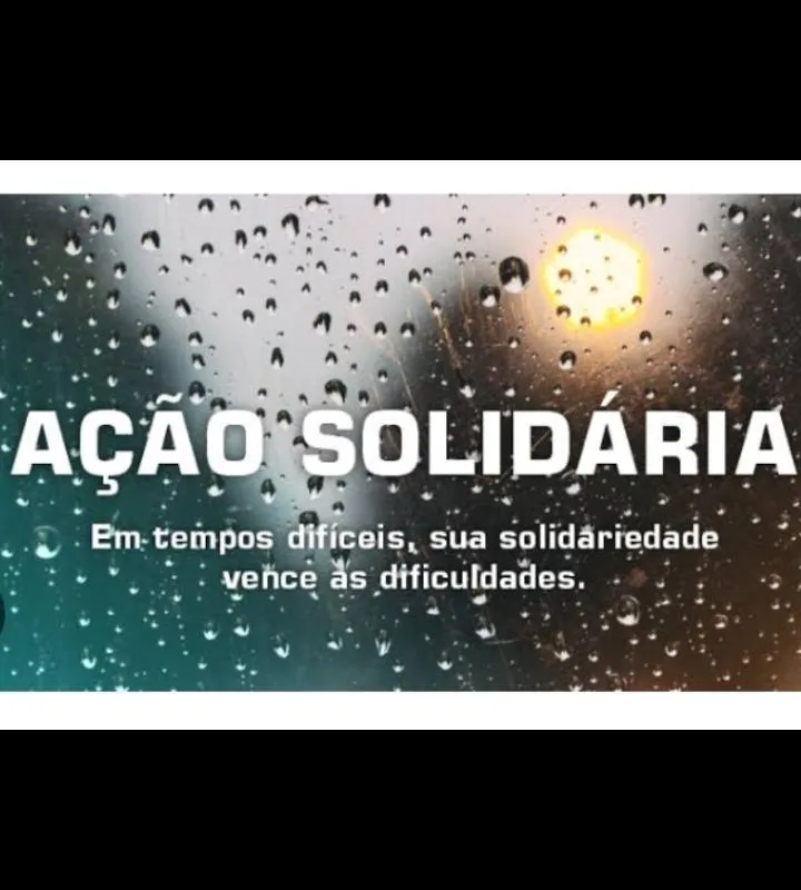 Imagem da campanha Ação Solidária