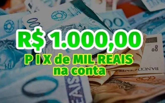 Imagem da campanha Rifa on-line Pix 1000 na conta