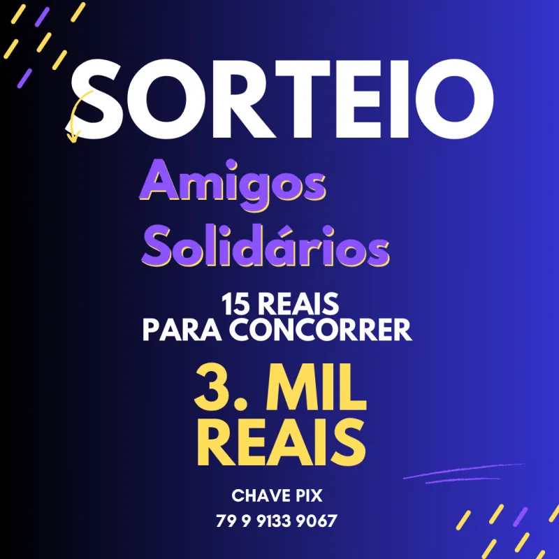 Imagem da campanha Amigos Solidários