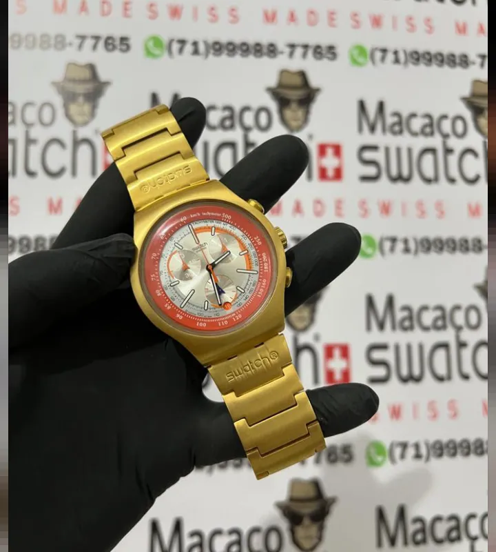 Imagem da campanha Swatch red ou 2,500 no pix