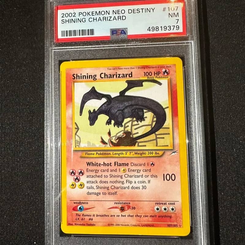 Imagem da campanha CHARIZARD SHINY PSA7