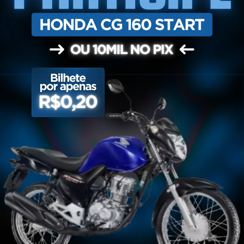 Imagem da campanha Honda cg160 start