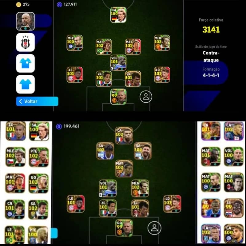 Imagem da campanha Conta de Efootball Full (146 Épicos)