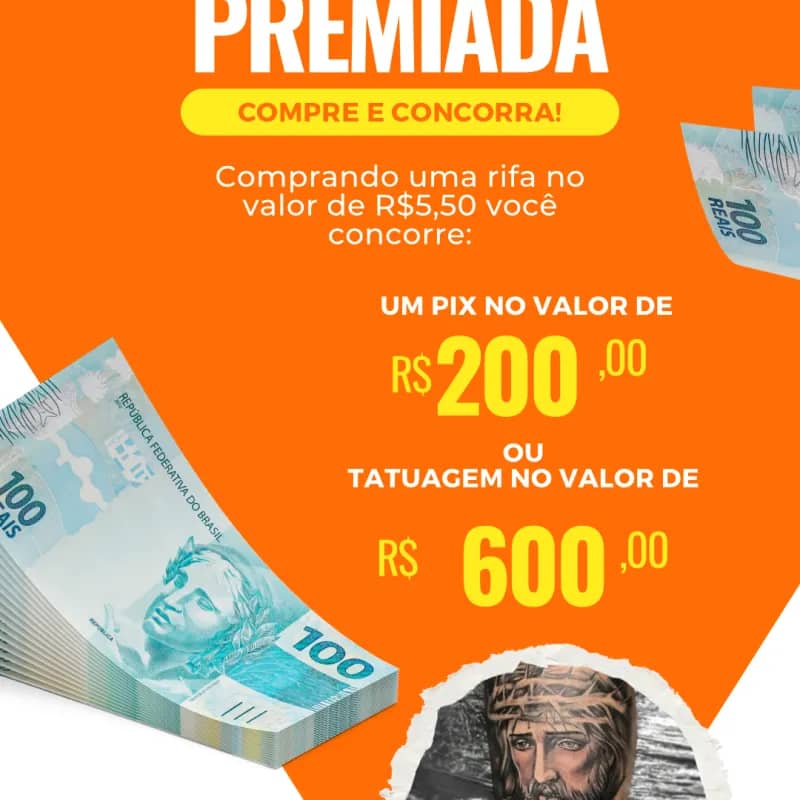 Imagem da campanha RIFA - Mãe Grey